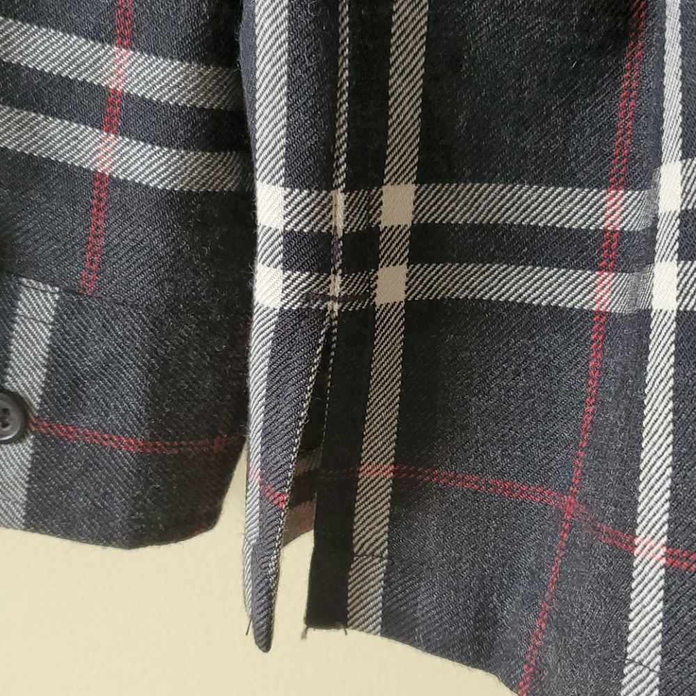 Lauren wool Plaid Zip Jacket - Picture 8 of 9